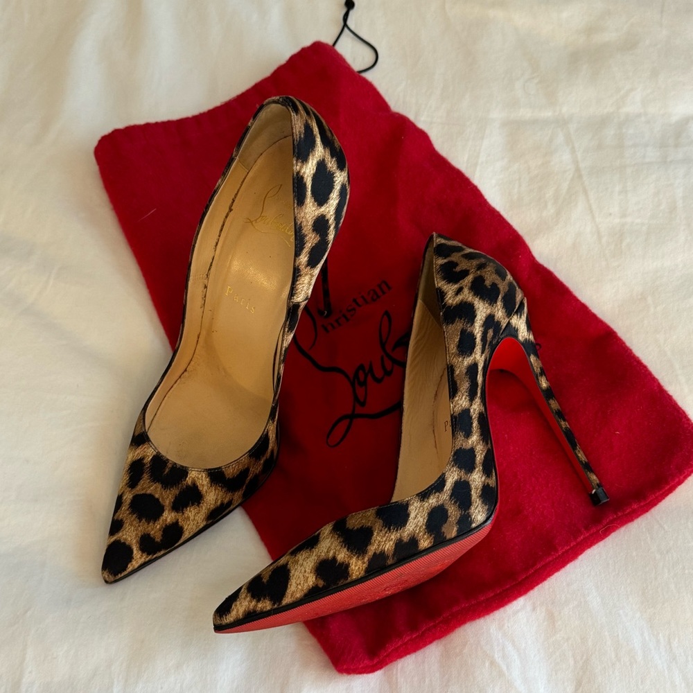 Christian Louboutin Leopard Print Heels